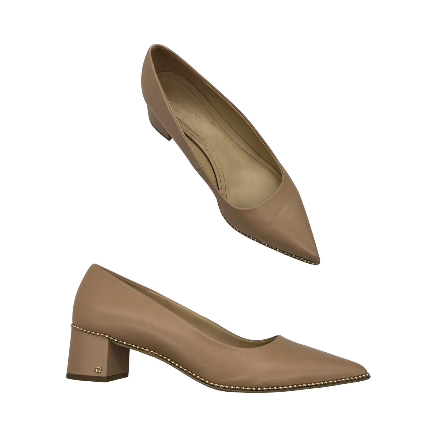 Shoes Designer By Coach In Tan Size 11
