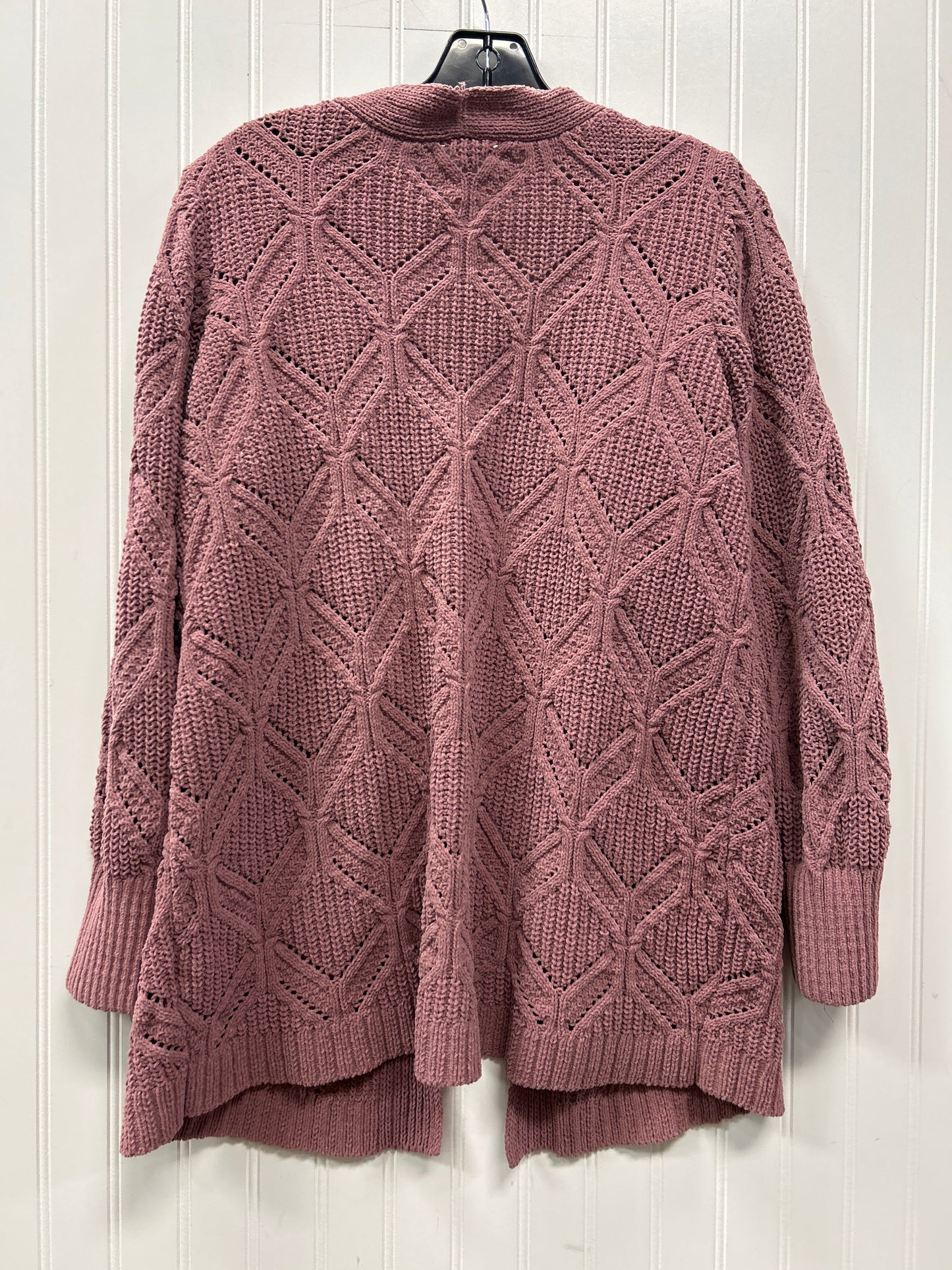 Sweater Cardigan By Maurices In Purple, Size:L
