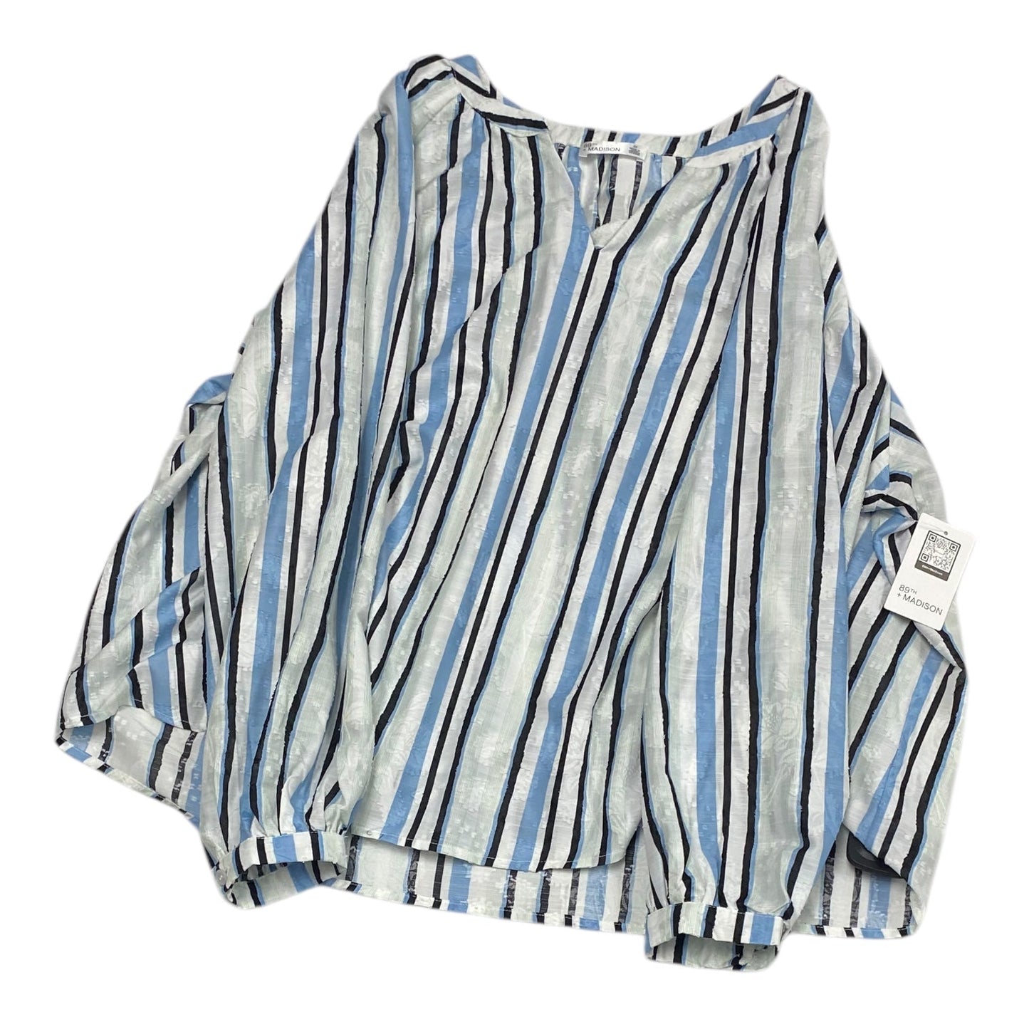 Top Ls By 89Th And Madison In Blue & Green, Size:2X