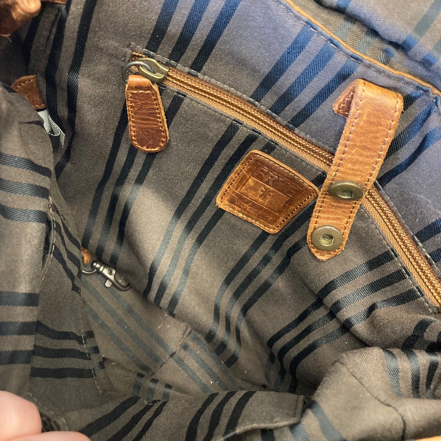 Crossbody Designer By Frye In Brown, Size:Medium