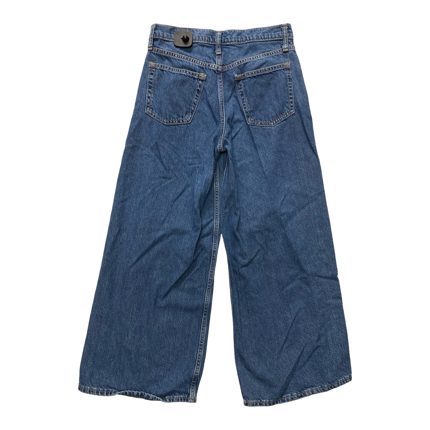 Jeans Wide Leg By Gap In Blue Red & White, Size:0