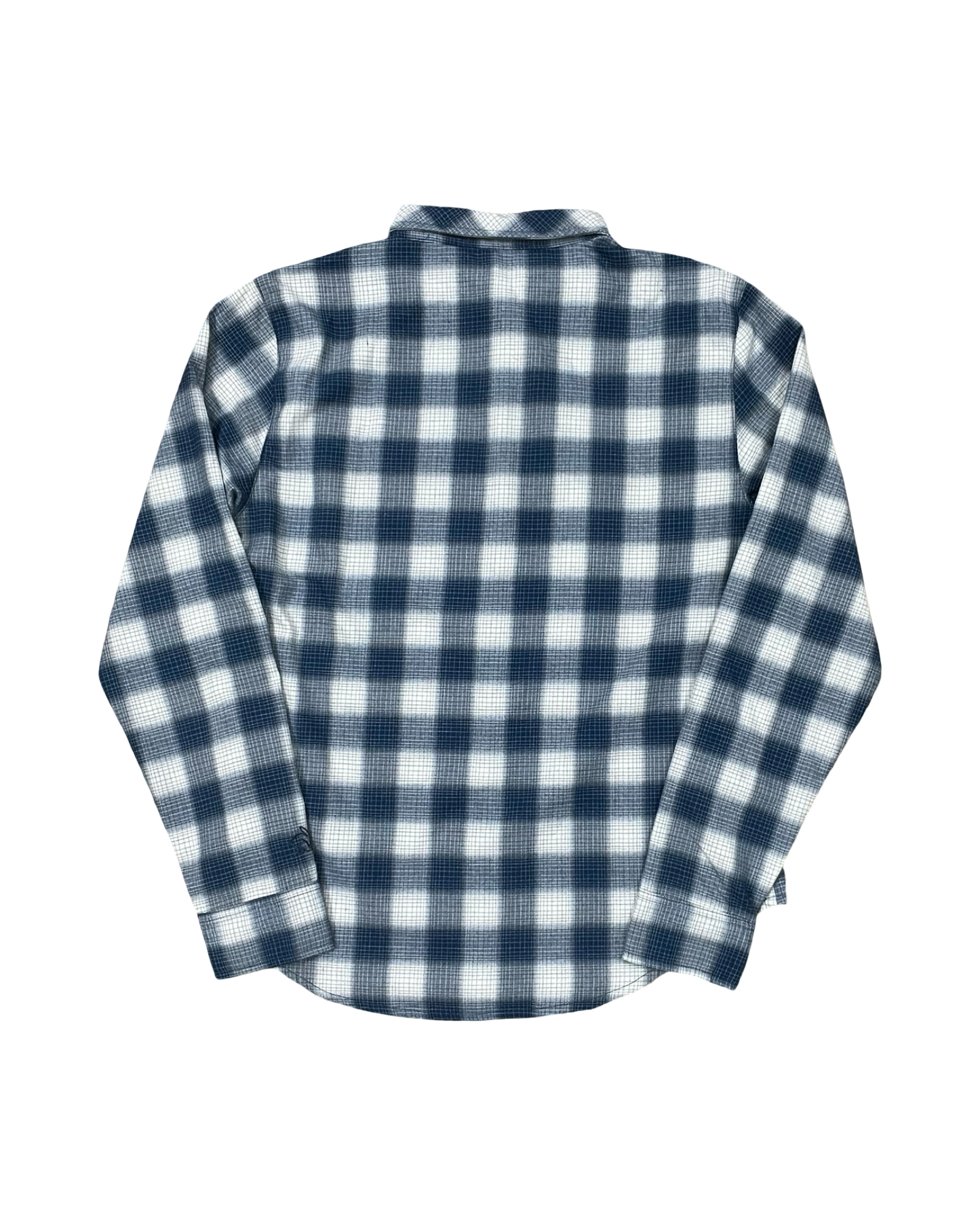 Blouse Ls By Rabbit In Blue & White, Size:M