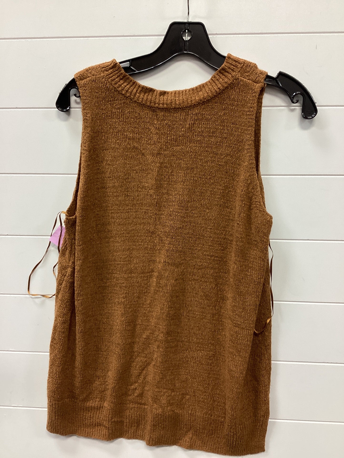 Top Sleeveless Basic By Old Navy In Tan, Size:L