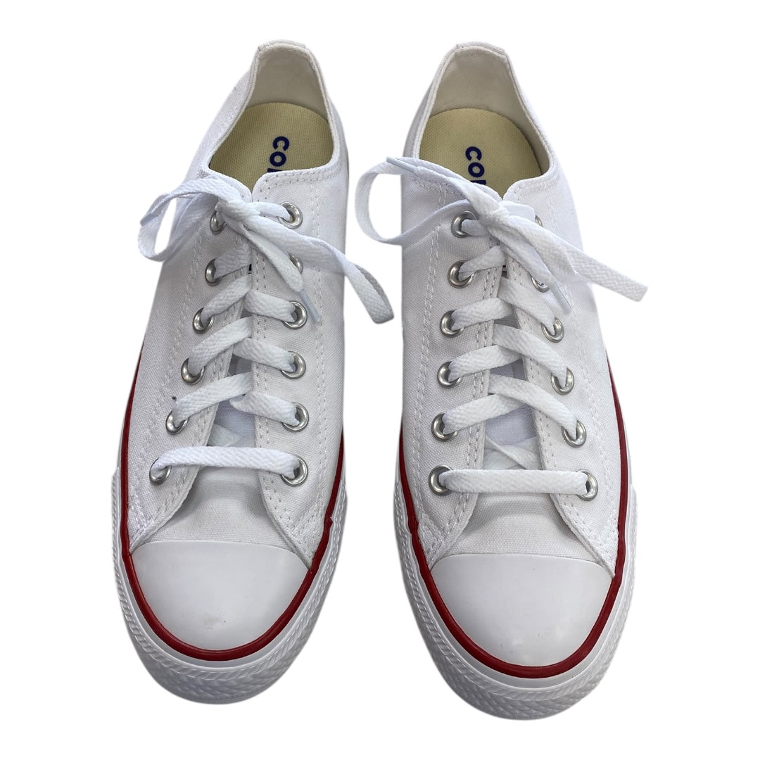 Shoes Athletic By Converse In White, Size:9
