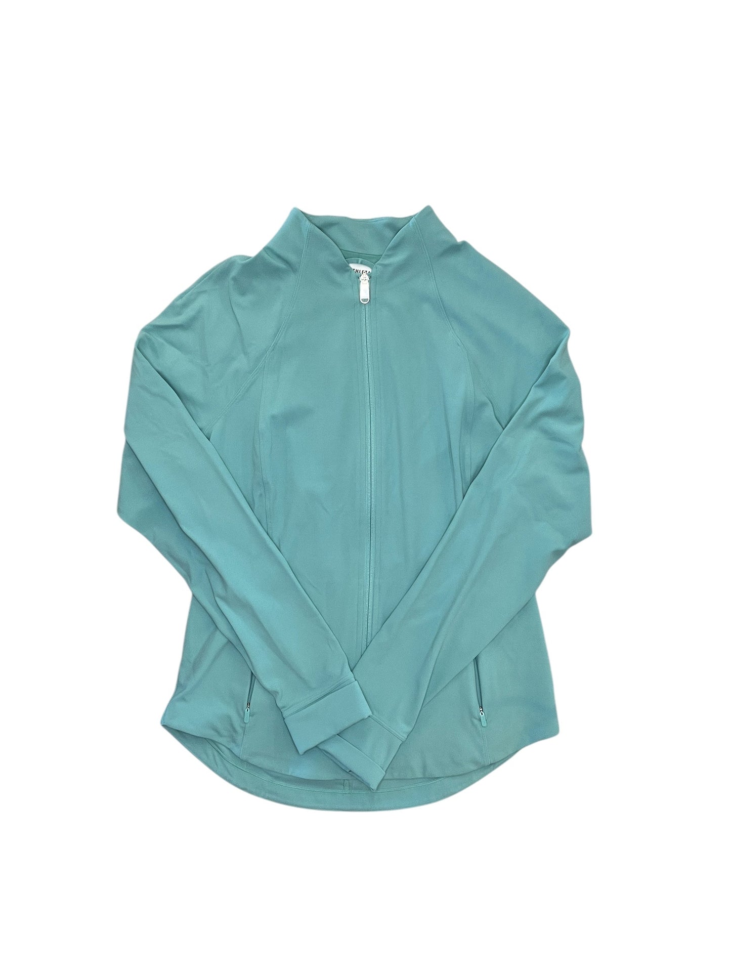 Athletic Jacket By Athleta In Teal, Size:L