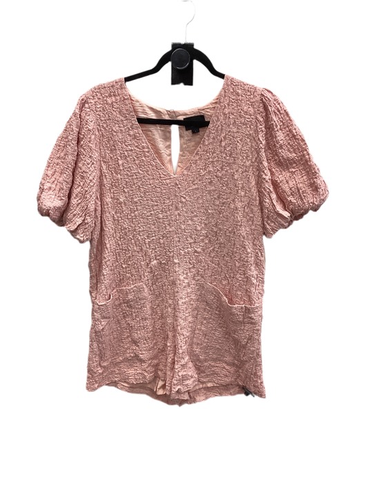 Romper By Lumiere In Pink, Size:L