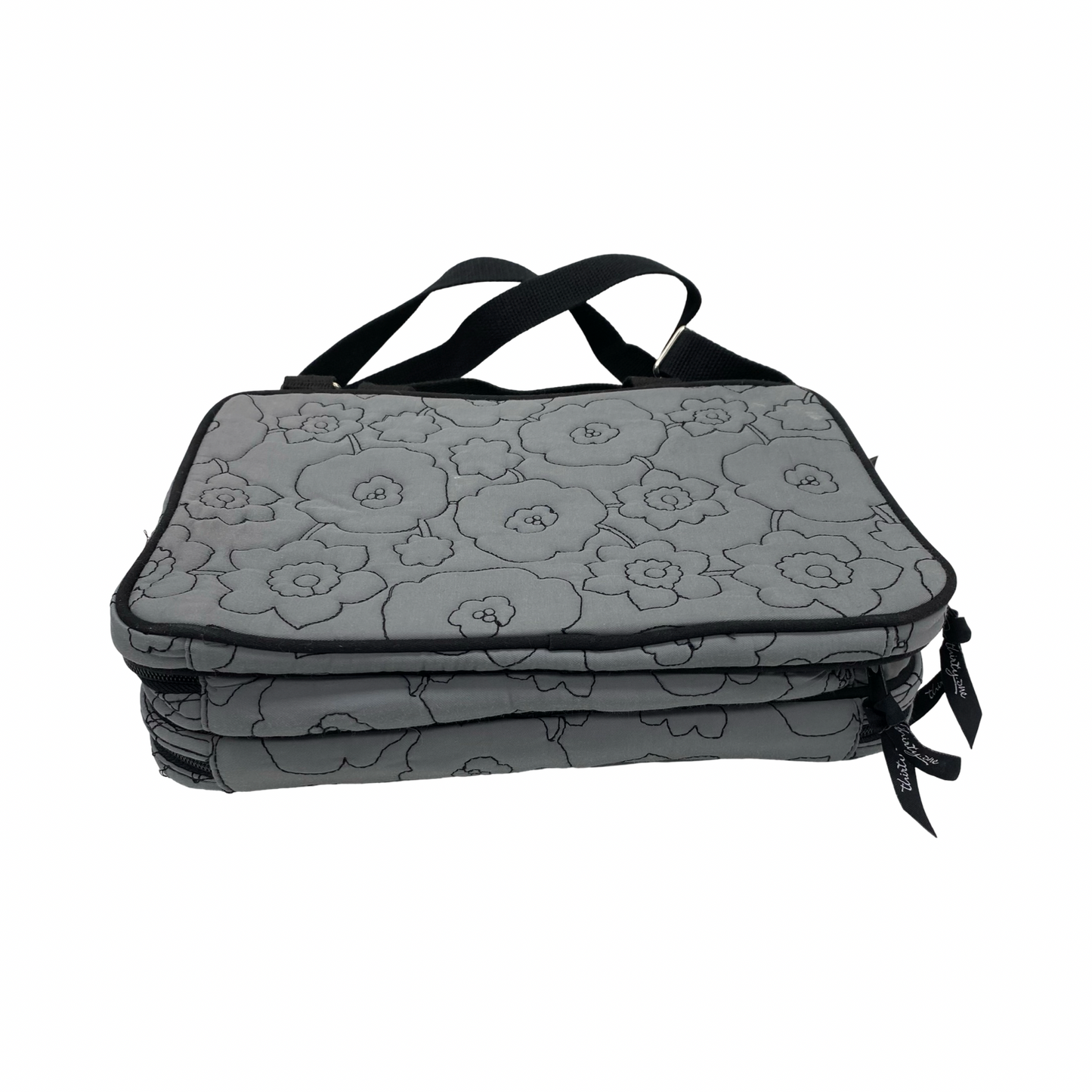 Makeup Bag By Thirty One In Grey, Size:Large