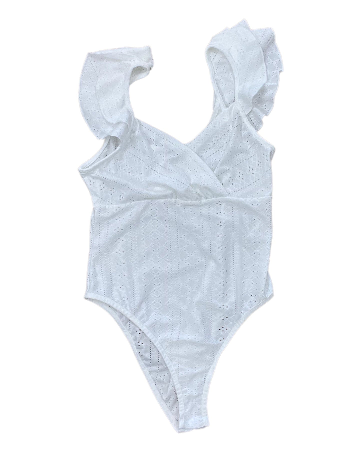 Bodysuit By Shein In White, Size:M
