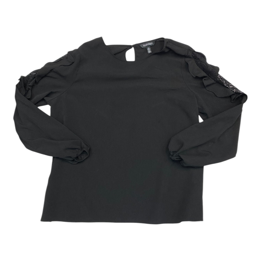 Top Ls By Ellen Tracy In Black, Size:Xl