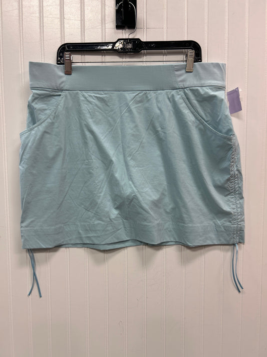 Athletic Skort By Columbia In Blue, Size:Xl