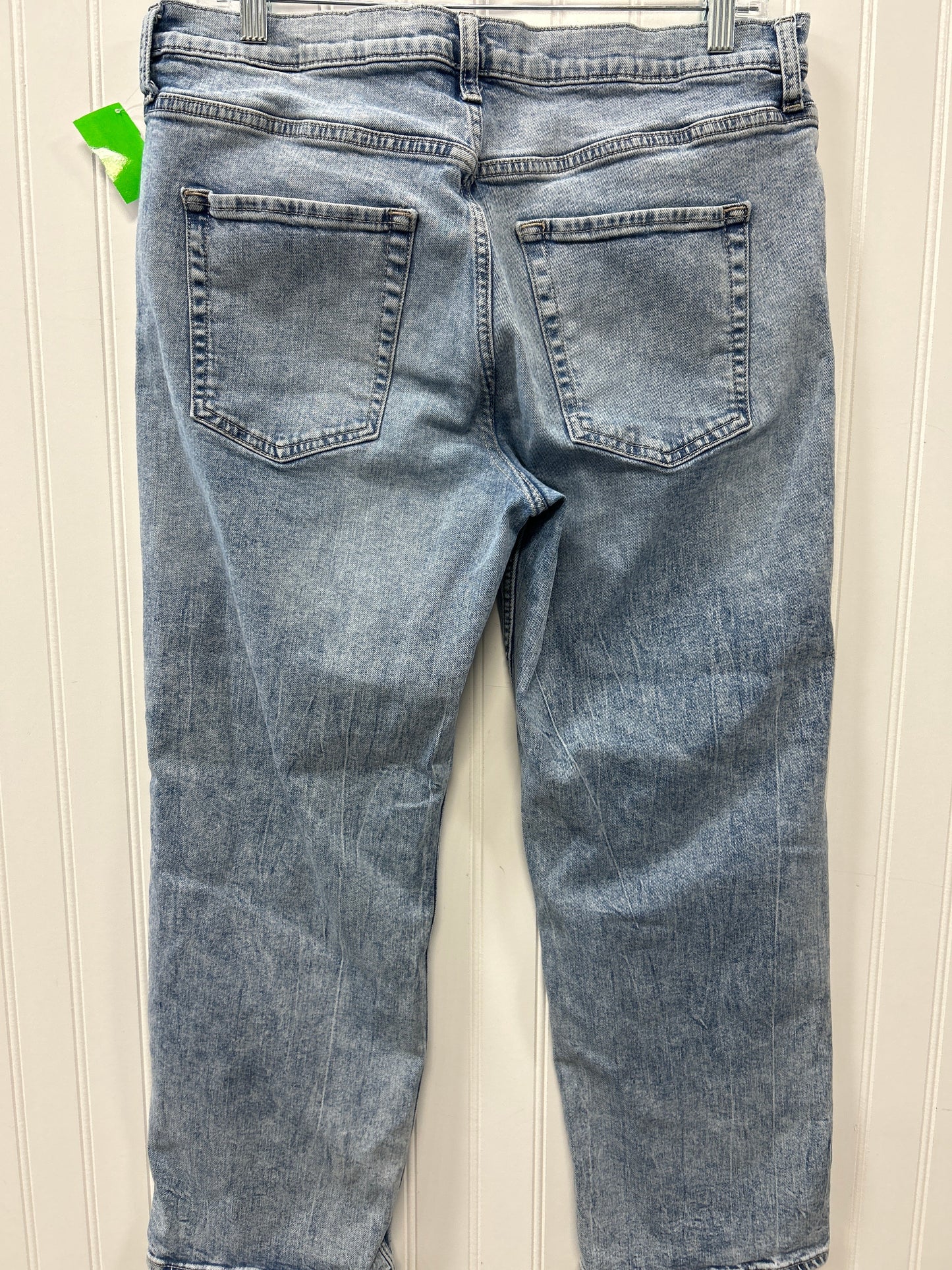 Jeans Straight By Gap In Blue Denim, Size:14