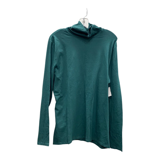 Top Ls Basic By Duluth Trading In Green, Size:1X