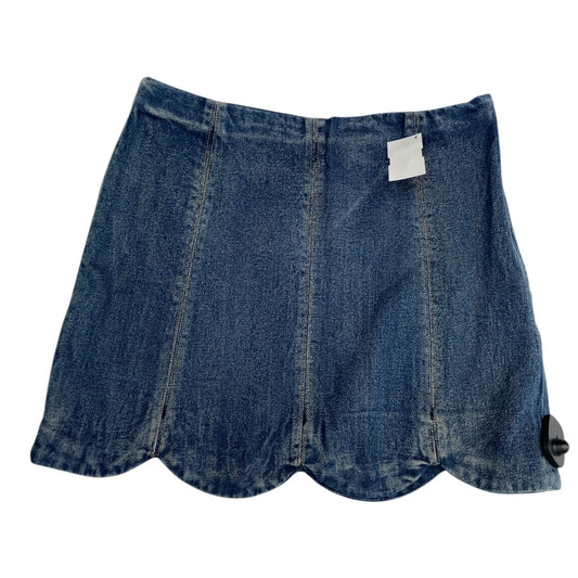 Skirt Mini & Short By Altard State In Blue Denim, Size:M