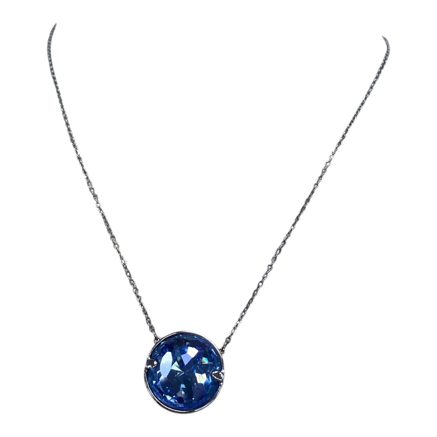 Necklace Designer By Swarovski In Silver