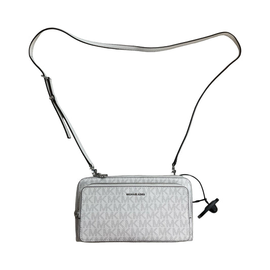 Handbag Designer By Michael Kors In White, Size:Small
