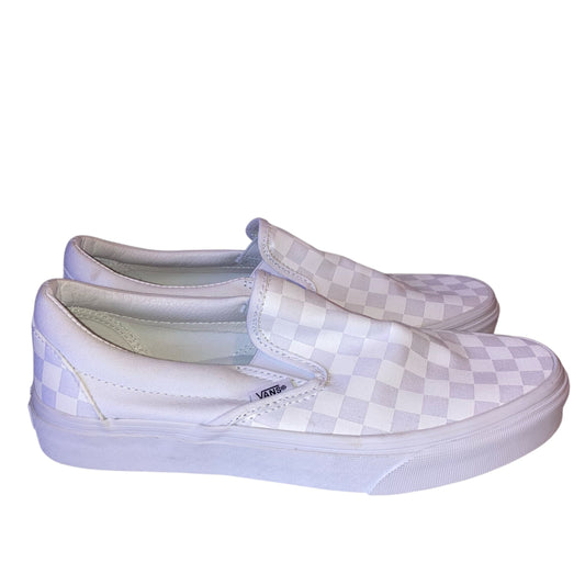 Shoes Sneakers By Vans In White, Size:10