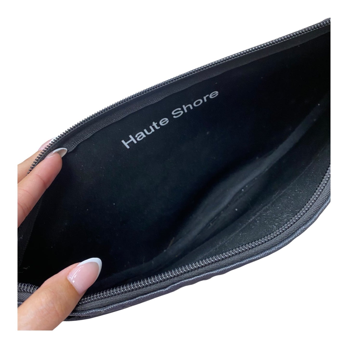 Handbag By Haute Shore In Black & Grey, Size:Small