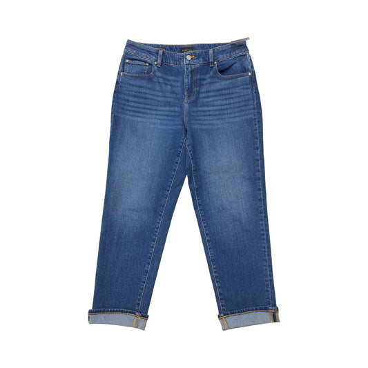 Jeans Boyfriend By Talbots In Blue, Size:10P