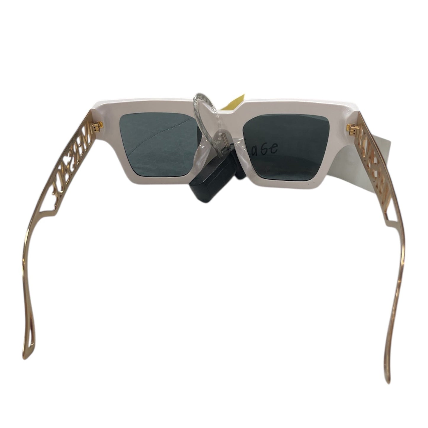 Sunglasses Luxury Designer By Versace In White