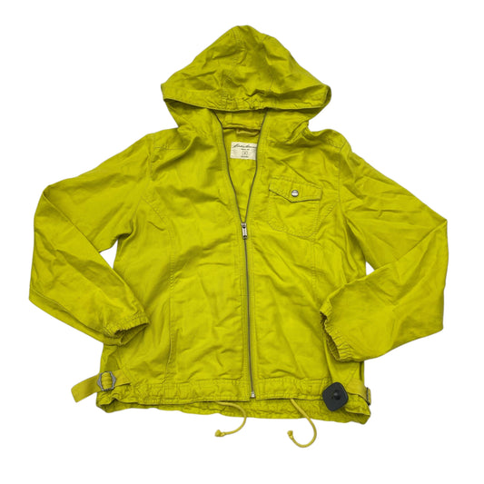 Jacket Denim By Eddie Bauer In Green, Size:M