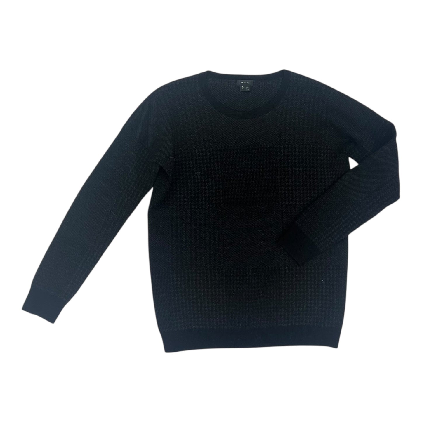Sweater By Theory In Black & Grey, Size:S