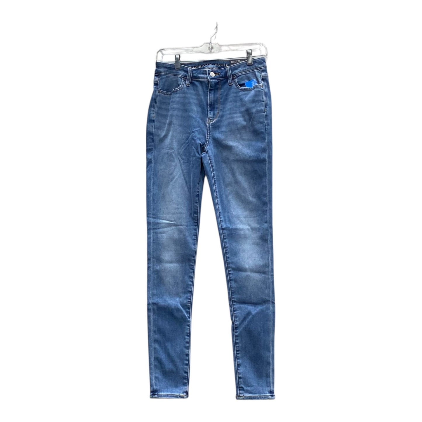 Jeans Skinny By American Eagle In Blue, Size:4