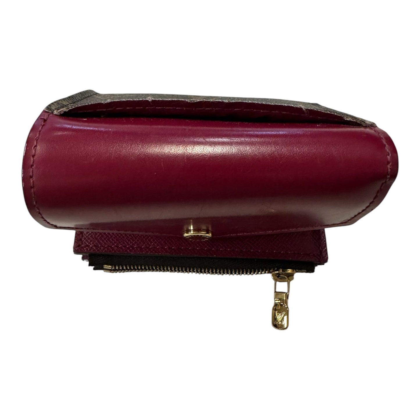 Wallet Luxury Designer By Louis Vuitton In Brown & Purple, Size:Small