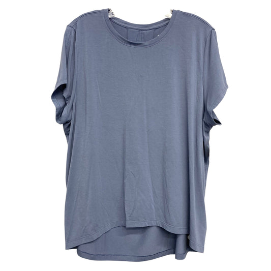 Athletic Top Ss By Athleta In Blue, Size:M