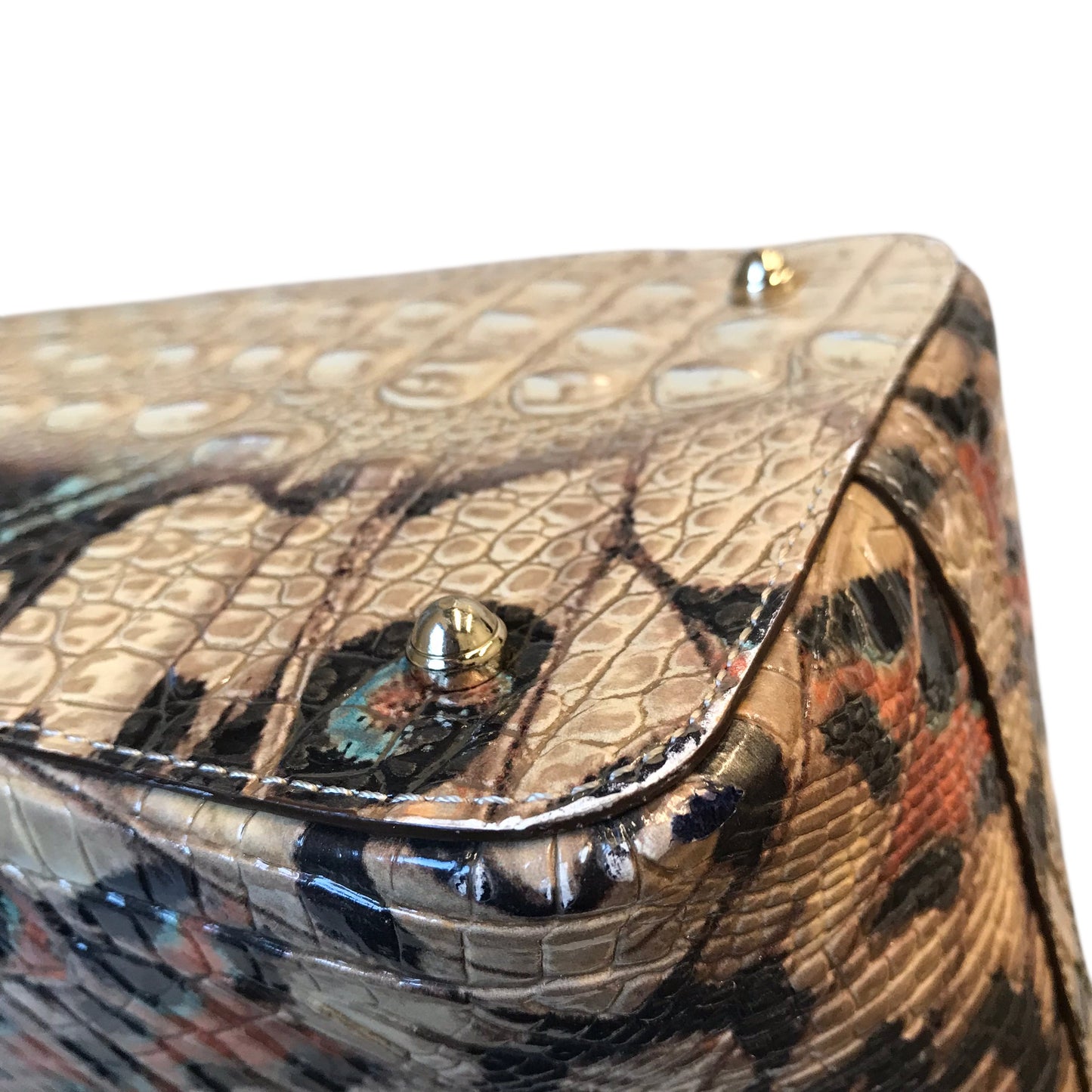 Handbag Designer By Brahmin In Multi, Size:Large