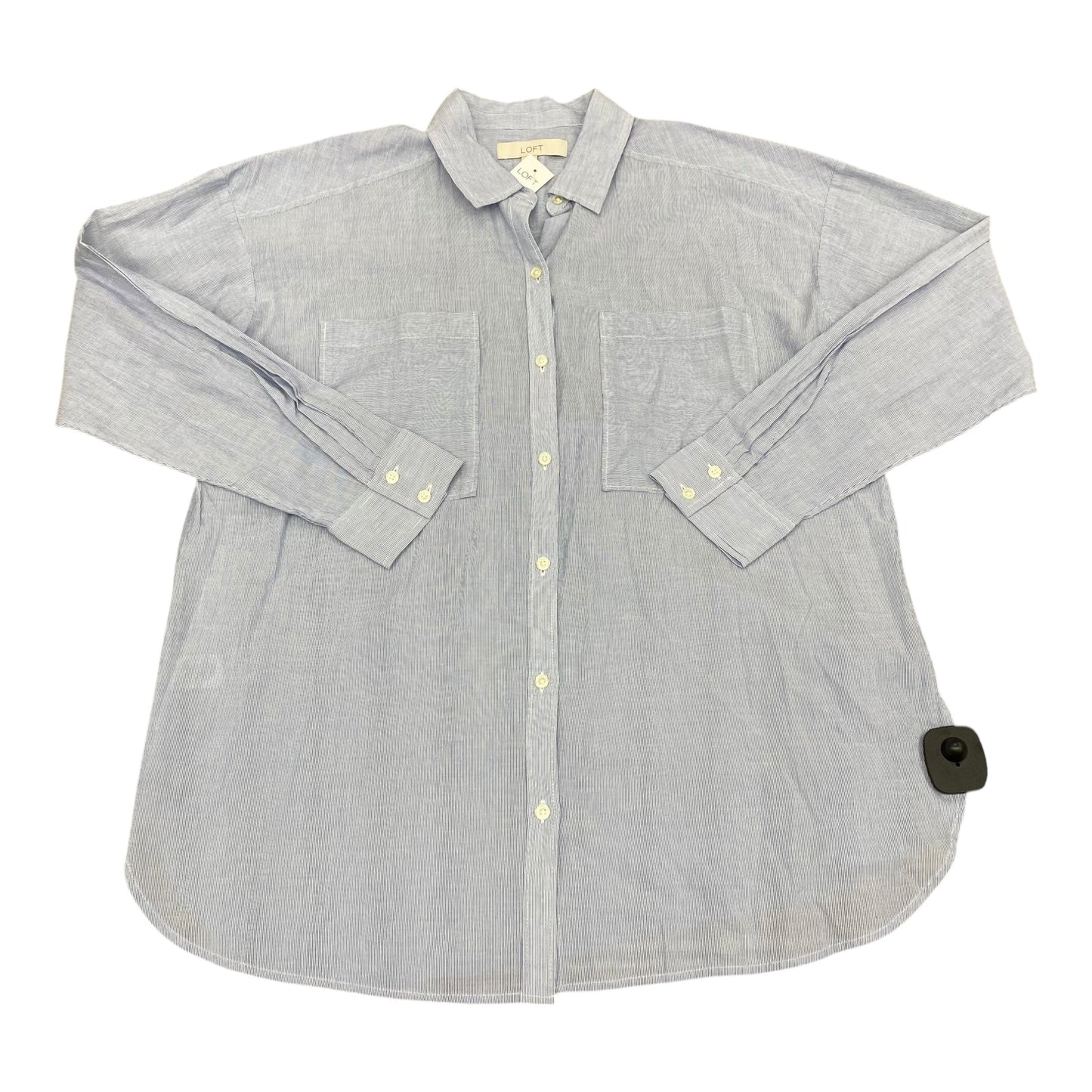 Top Ls By Loft In Blue, Size:L