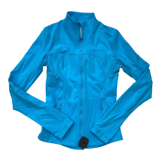 Athletic Jacket By Lululemon In Blue, Size:S
