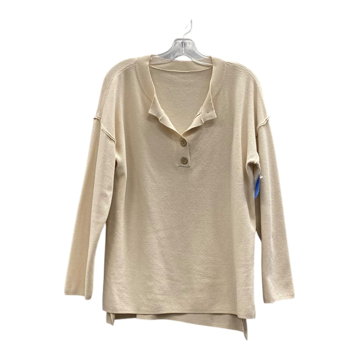Top Ls  In Beige, Size:L