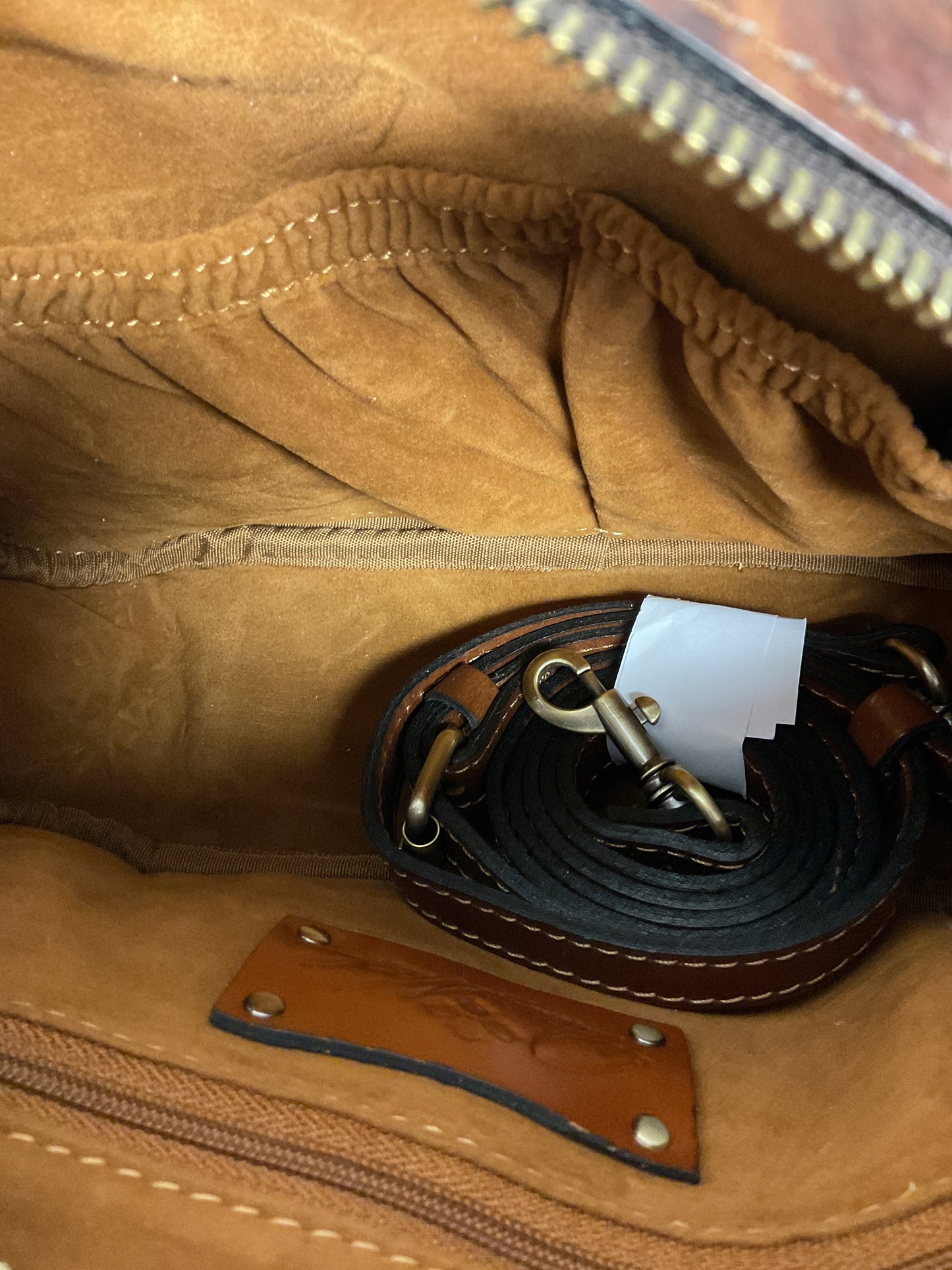 Crossbody Designer By Patricia Nash In Brown, Size:Small