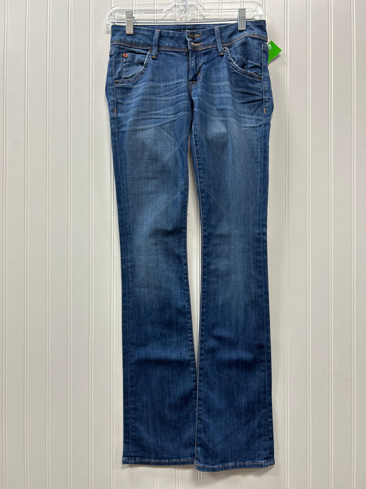 Jeans Boot Cut By Hudson In Blue Denim, Size:0