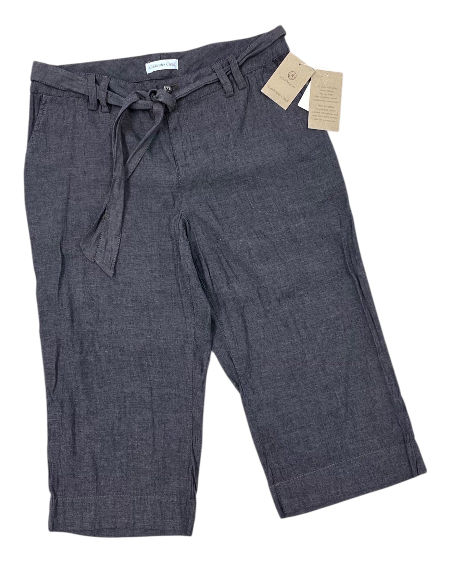Pants Cropped By Coldwater Creek In Brown, Size:10P