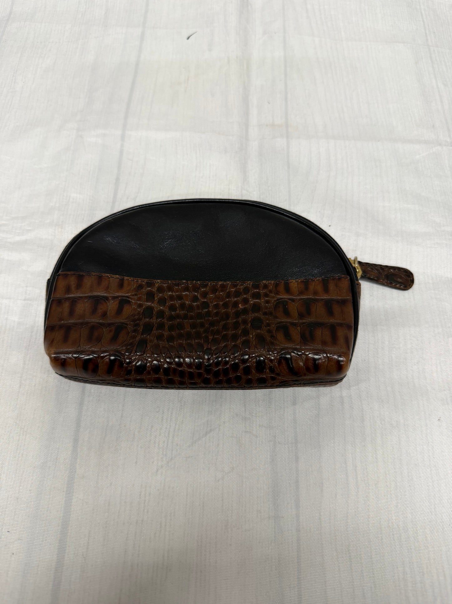 Coin Purse Designer By Brahmin In Brown, Size:Medium