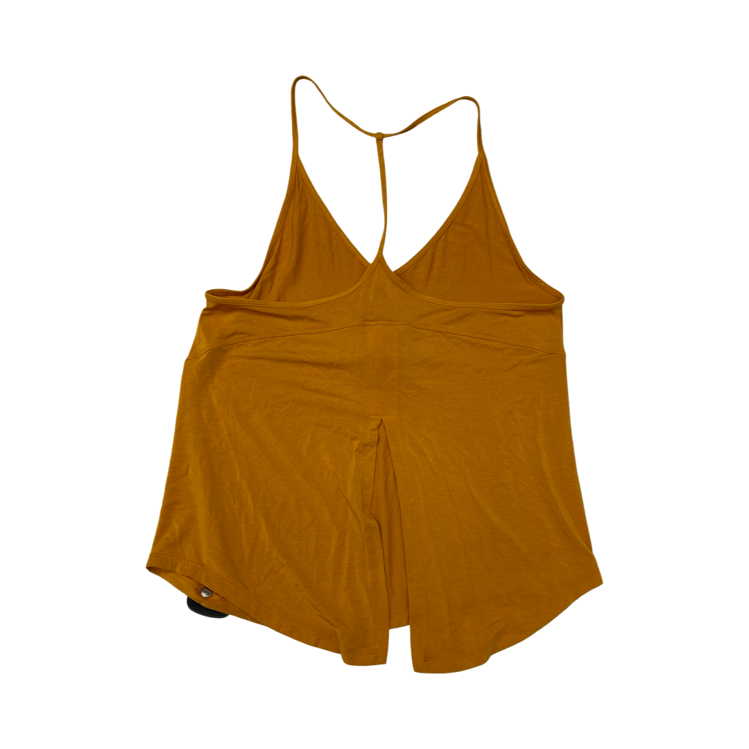 Athletic Tank Top By Lululemon In Orange, Size:4