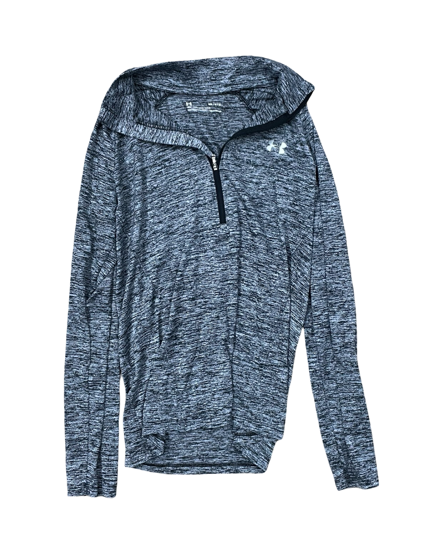 Athletic Sweatshirt Collar By Under Armour In Black, Size:M