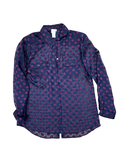 Top Ls By Chicos In Blue & Purple, Size:S