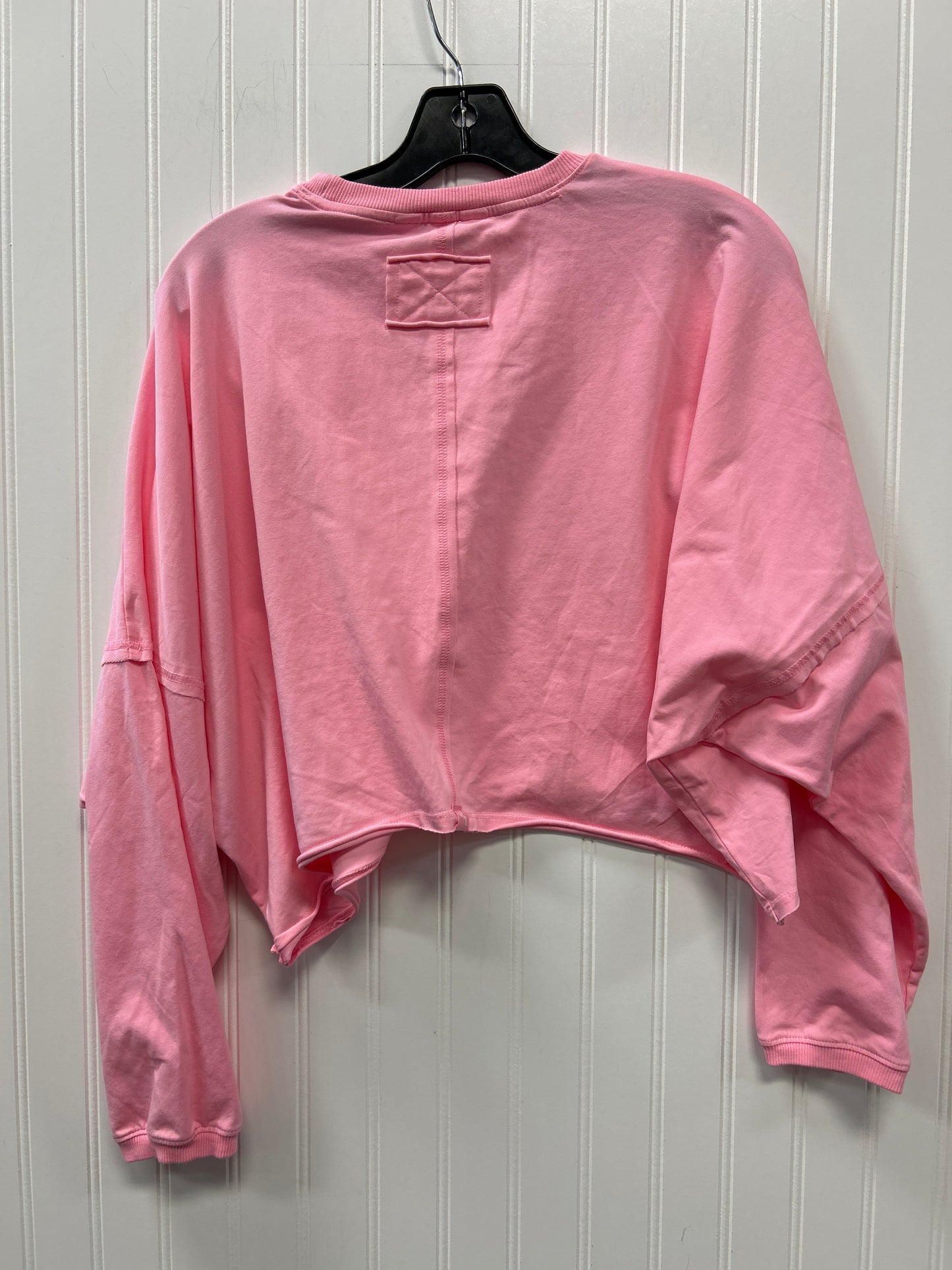 Athletic Top Ls Crewneck By Joy Lab In Pink, Size:Xxs NWT