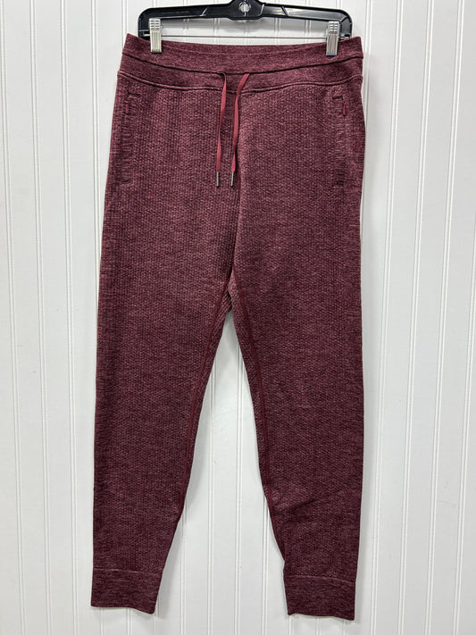 Athletic Pants By Lululemon In Red, Size:8