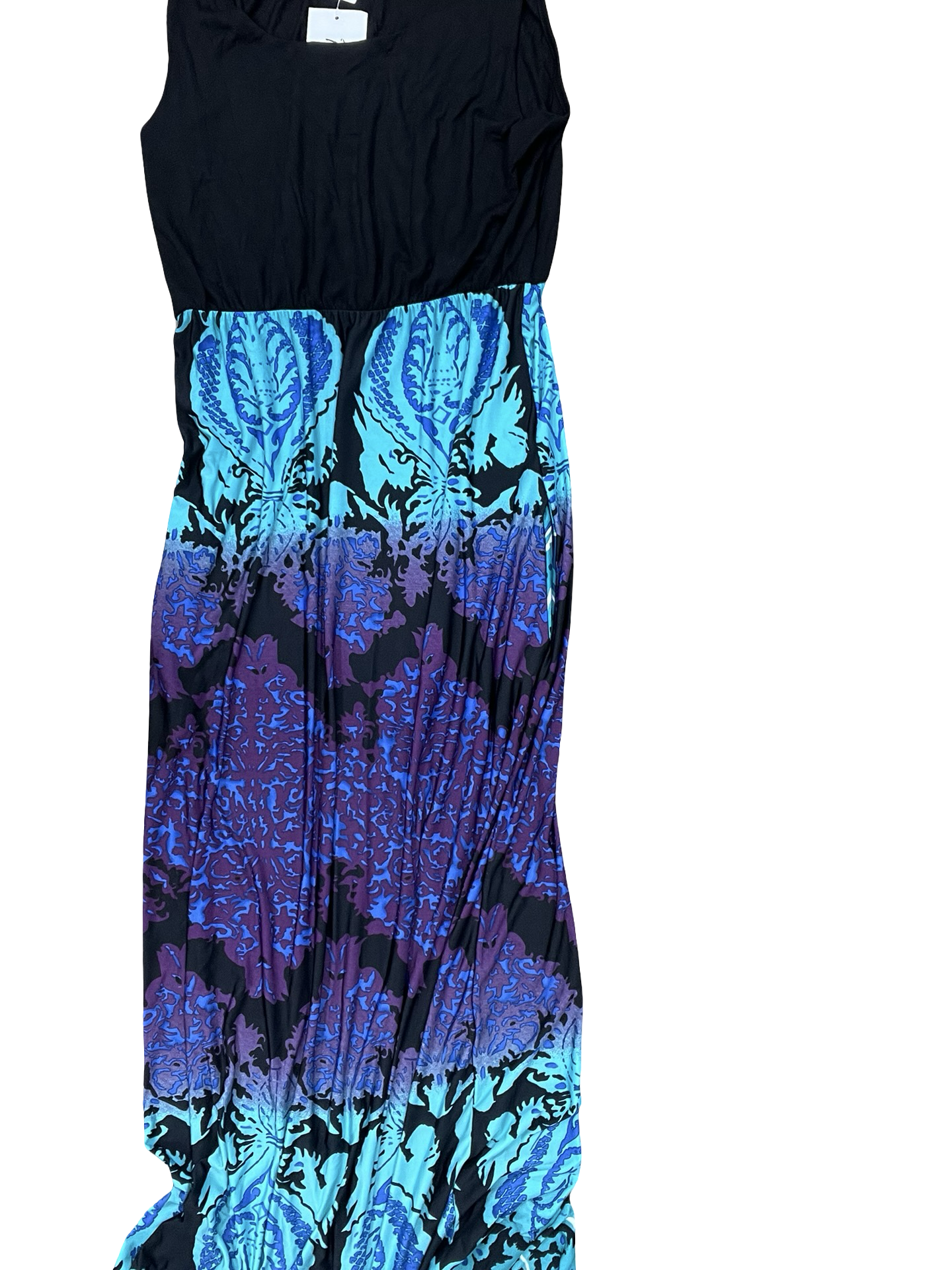 Dress Casual Maxi By Heimish Usa In Black & Green, Size:M