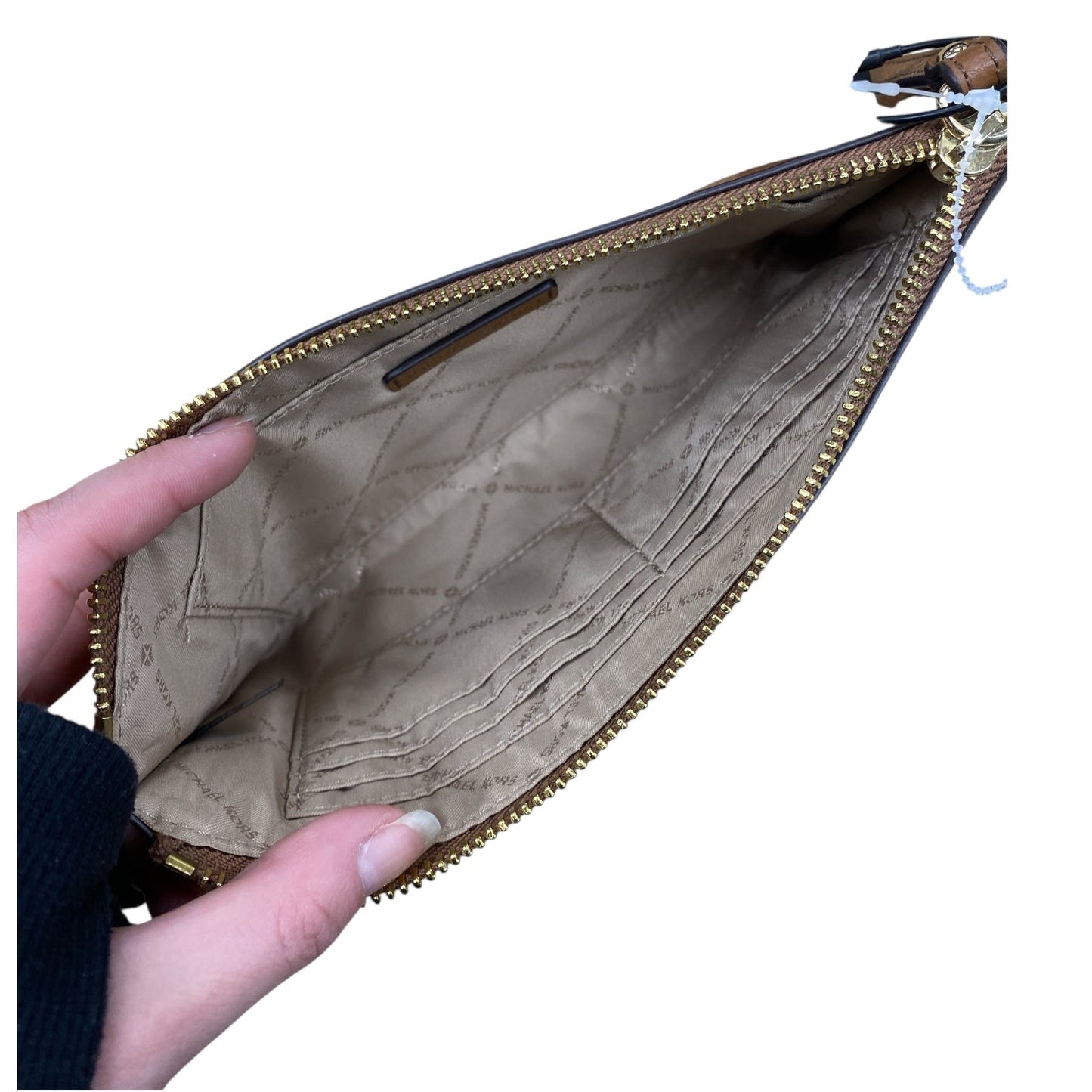 Wristlet Designer By Michael Kors In Brown, Size:Medium