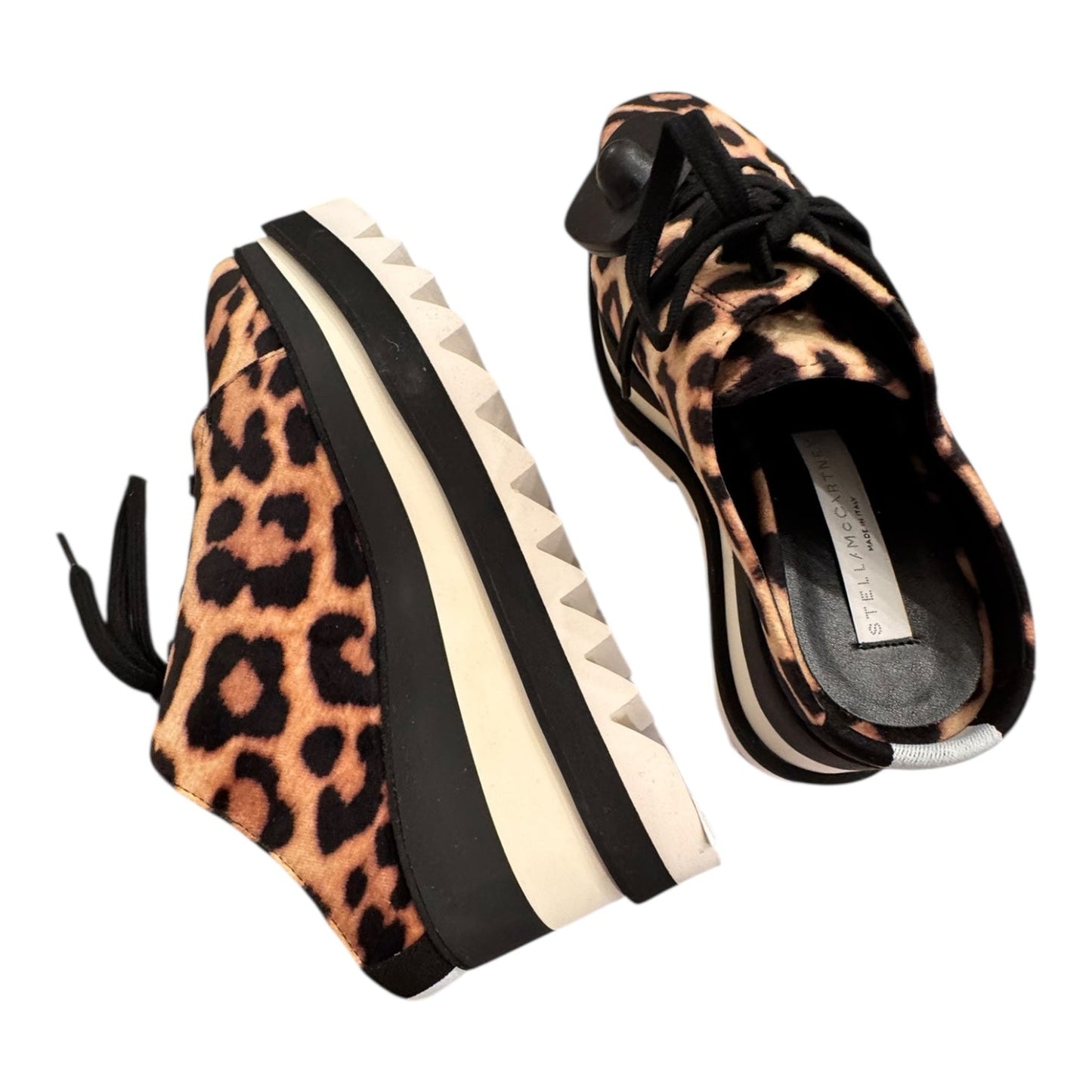Shoes Luxury Designer By Stella Mccartney In Animal Print, Size:35+ (5.5)