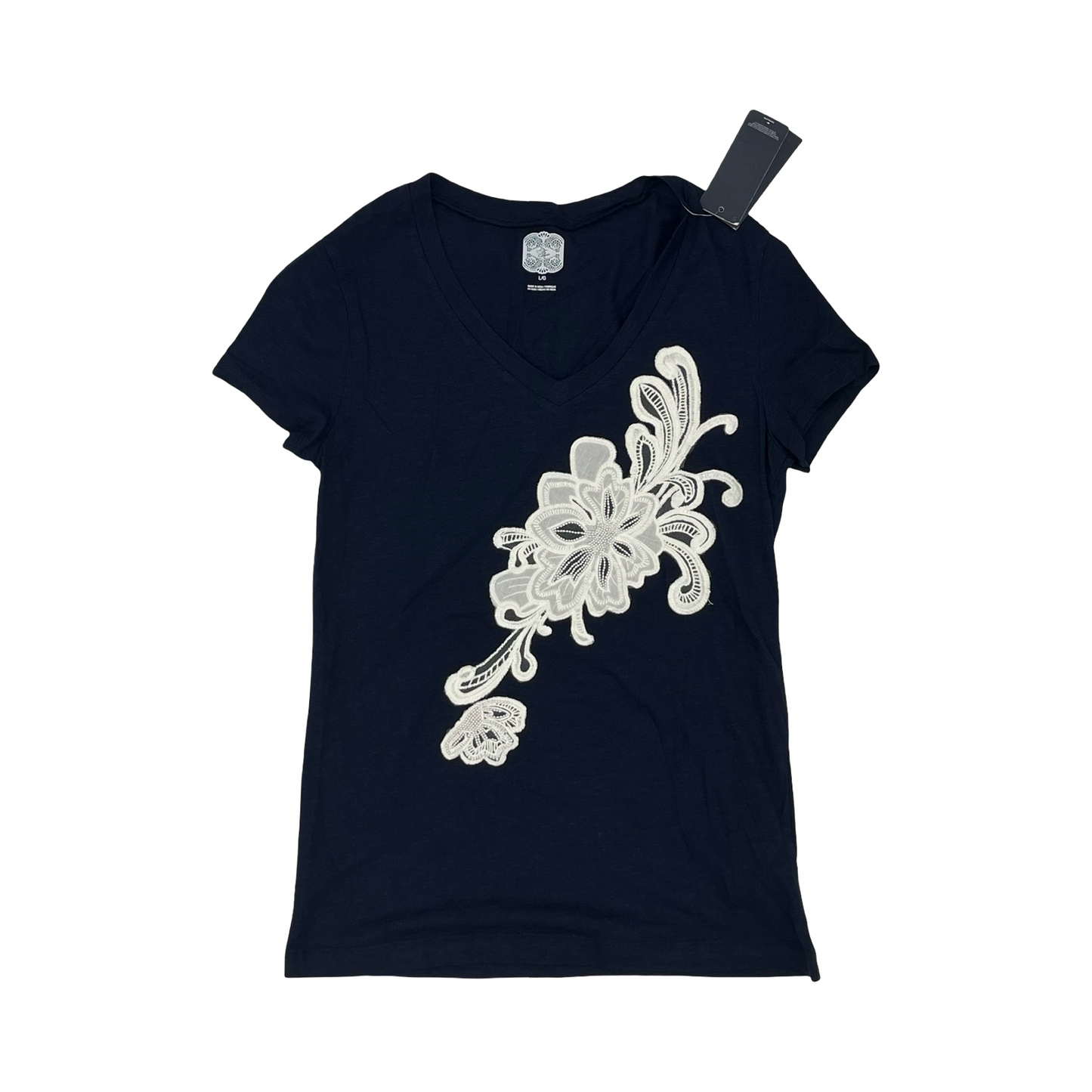 Top Ss By Tommy Hilfiger In Navy, Size:L
