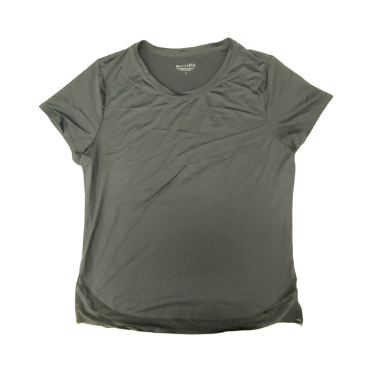 Athletic Top Ss By Athleta In Black, Size:L