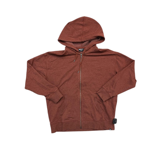 Sweatshirt Hoodie By Eddie Bauer In Brown, Size:M