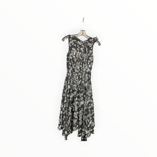 Dress Casual Midi By Ralph Lauren In Black & White, Size:Xs