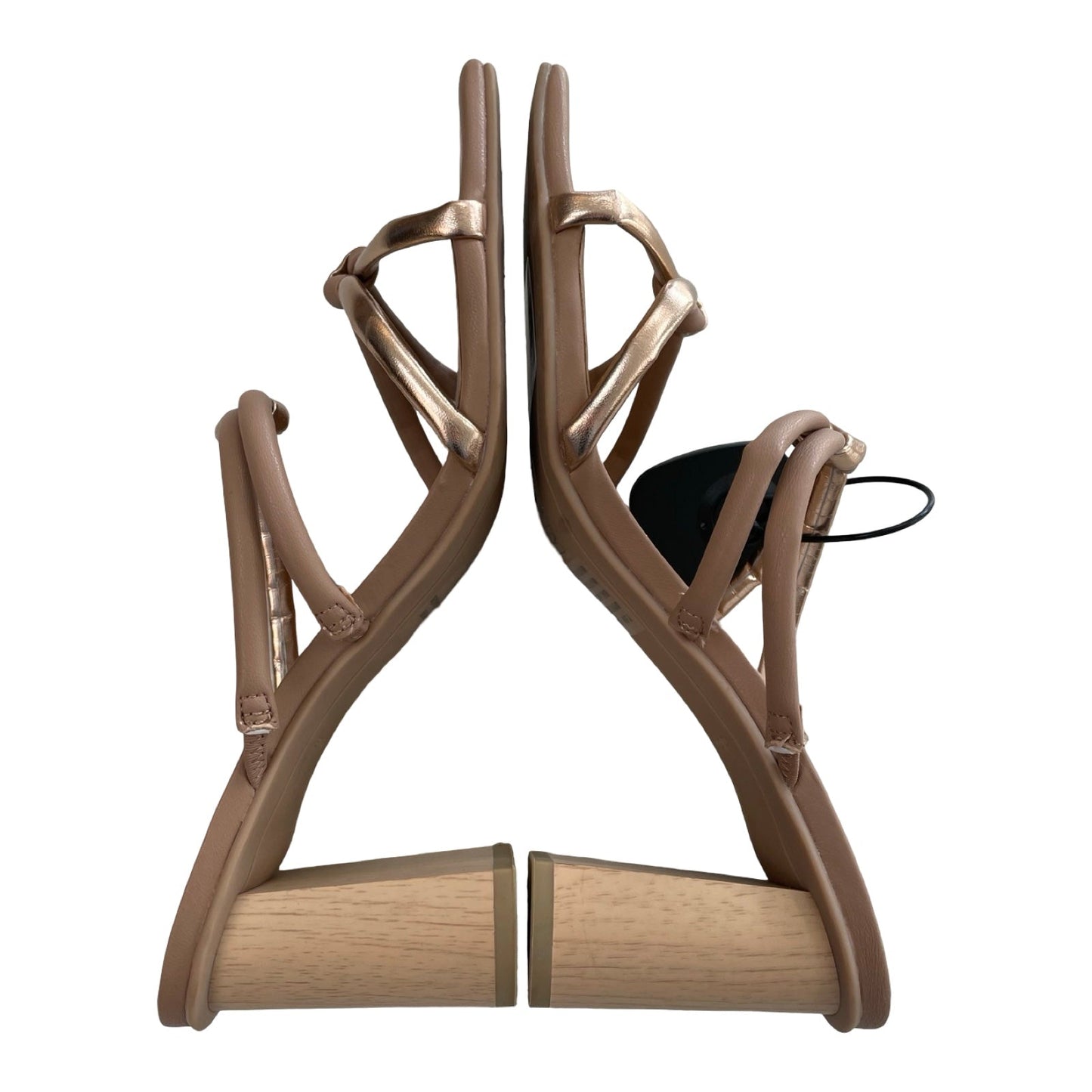 Sandals Heels Block By Dolce Vita In Tan, Size:7.5