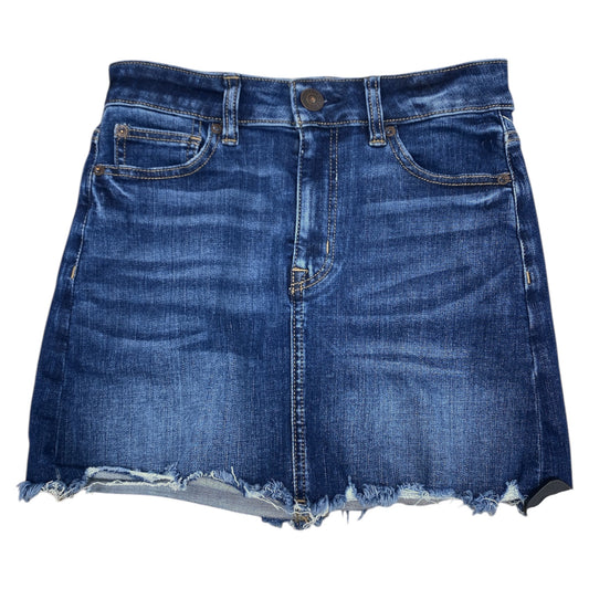 Skirt Mini & Short By American Eagle In Blue Denim, Size:2